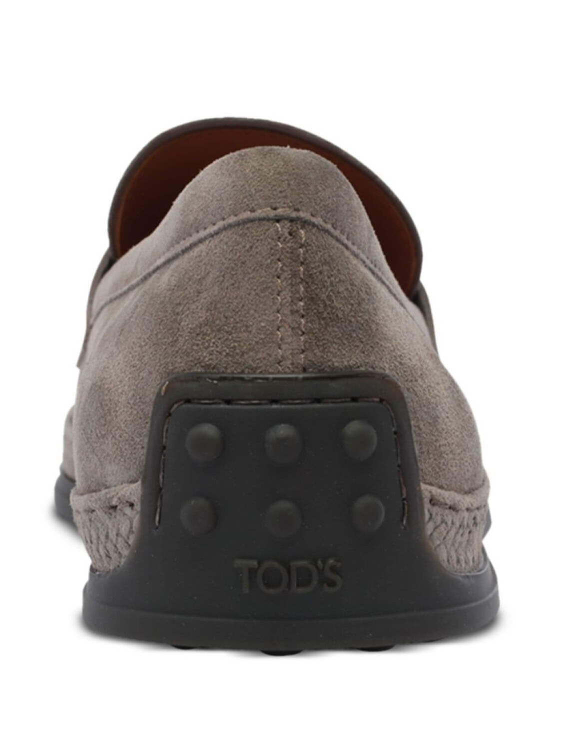 Замшевые мокасины Tod's, серый — фото 4