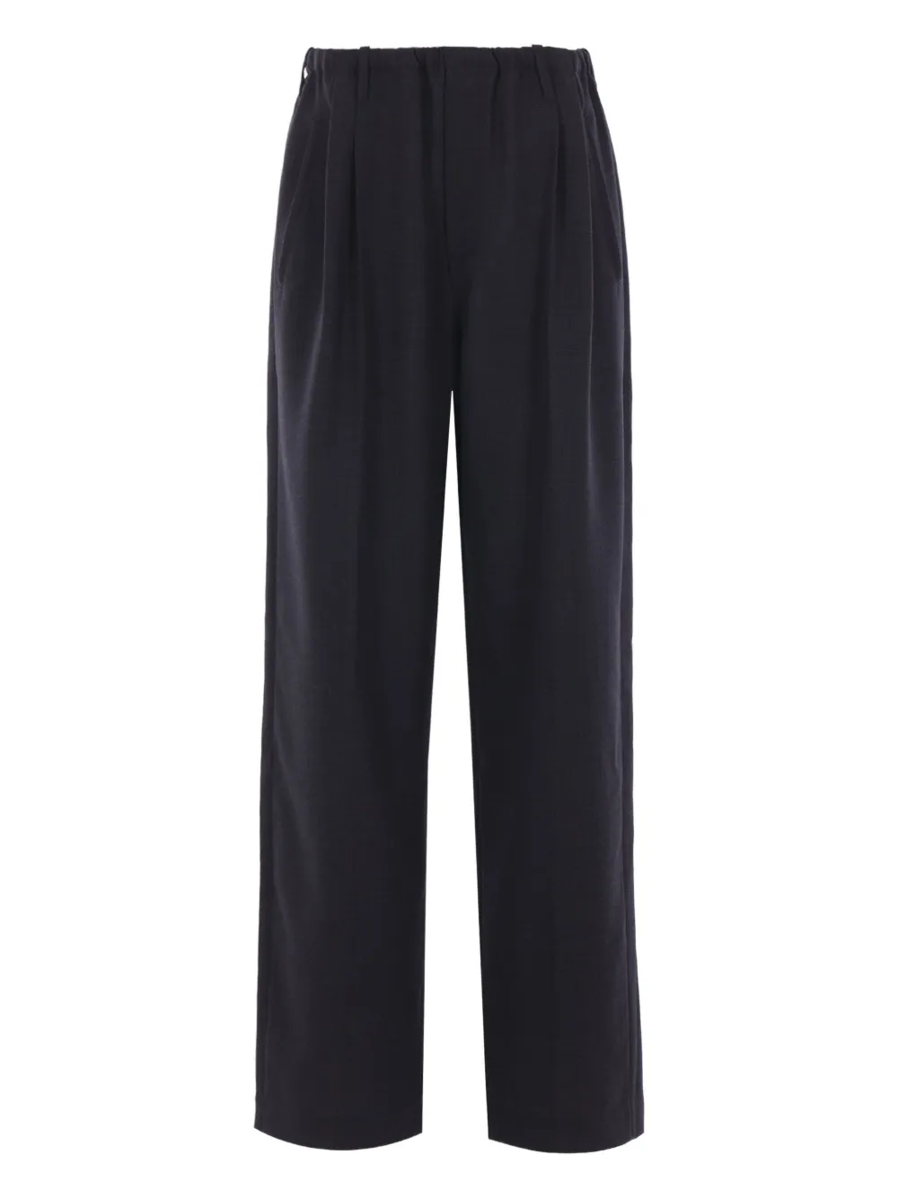 

Шерстяные брюки с защипами Brunello Cucinelli, черный