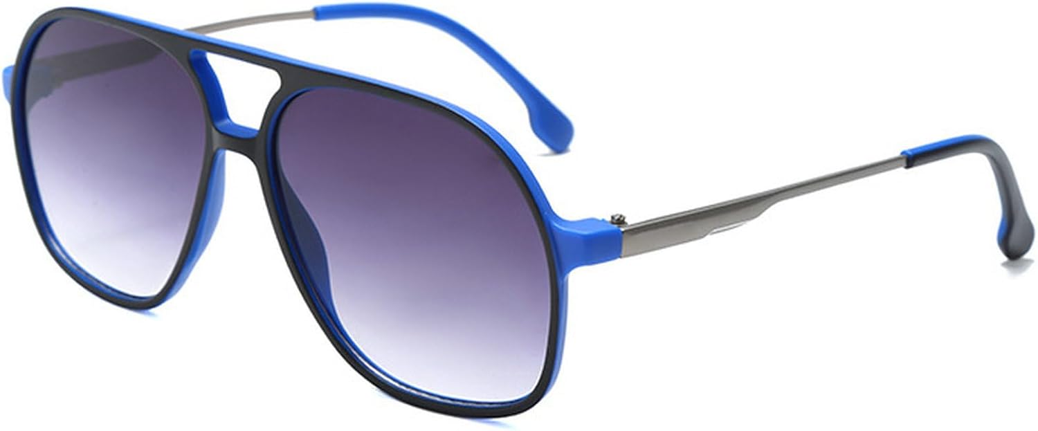 

Ретро-солнцезащитные очки-пилот для женщин и мужчин, большие квадратные солнцезащитные очки, модные женские очки-щитки с градиентным затемнением, защита от УФ-излучения UV400 mincl, Pilot C5