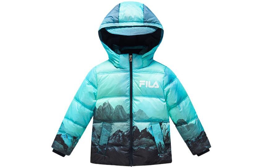 

Детский пуховик FILA, цвет полная печать