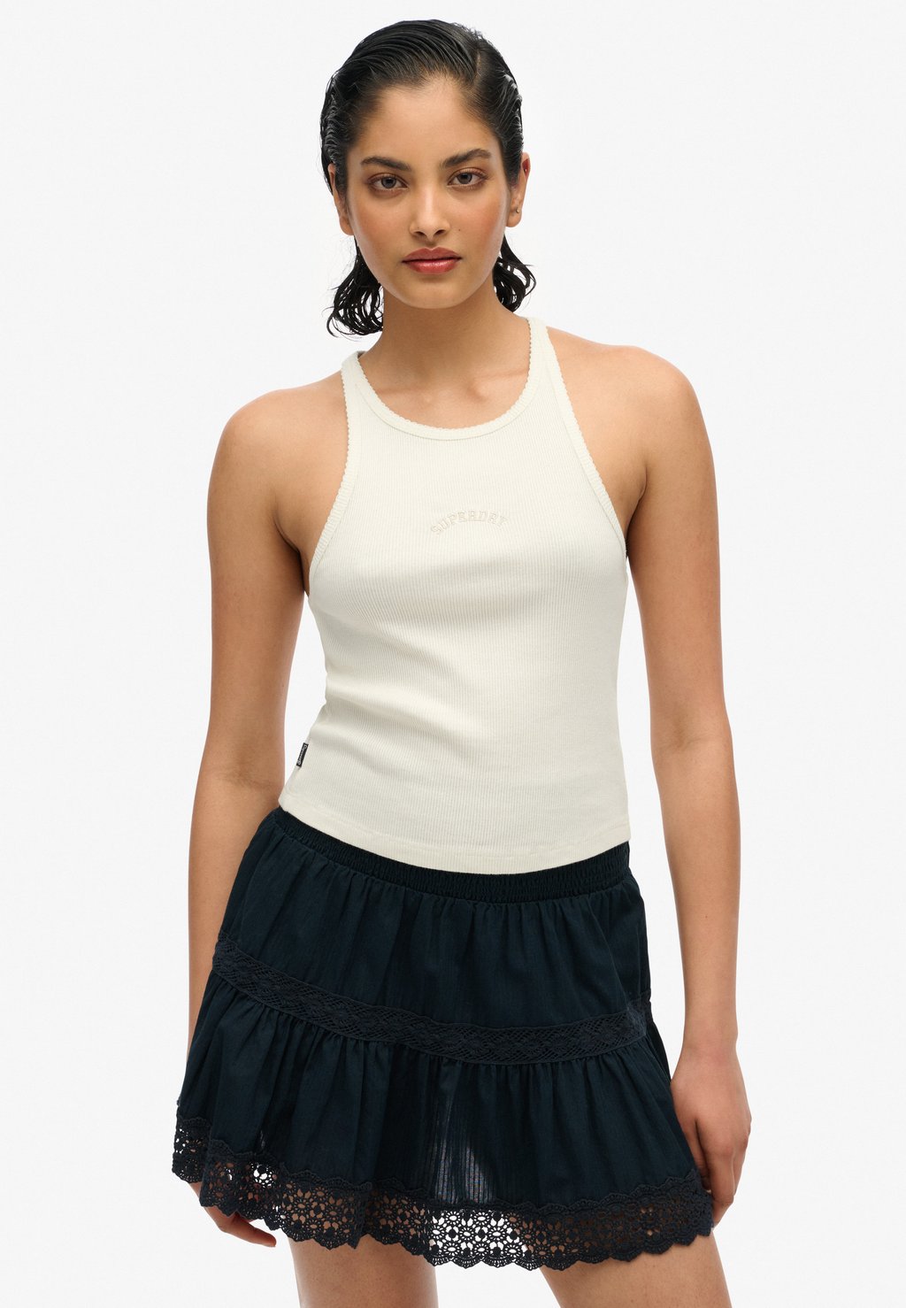

Топ ESSENTIAL LOGO RACER Superdry, белый