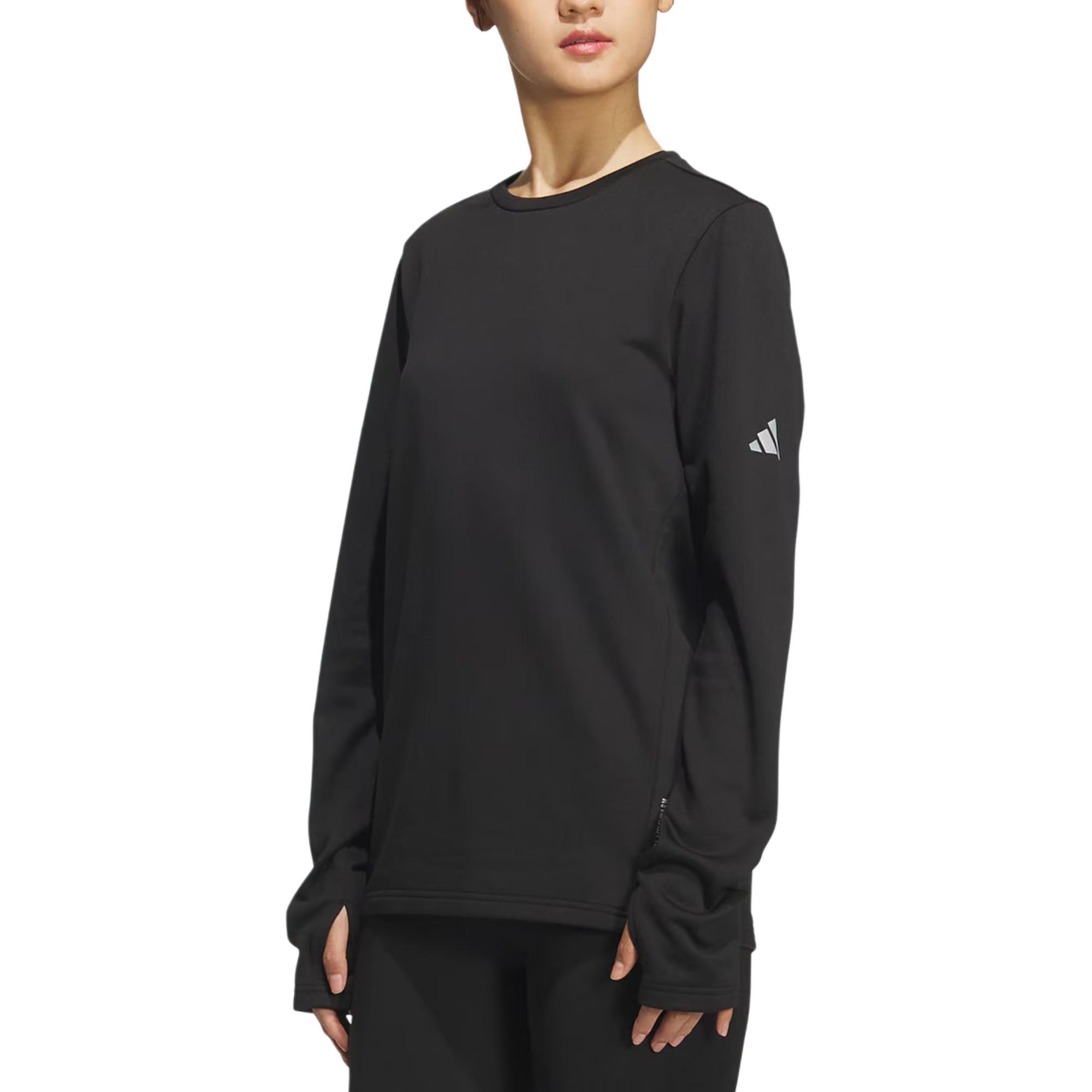 Adidas Футболка для бега Unisex Black/Dark Silver Gray — фото 2