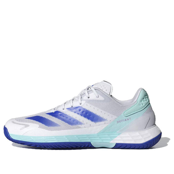 

Кроссовки defiant speed 2 tennis 'white lucid blue aqua' Adidas, белый