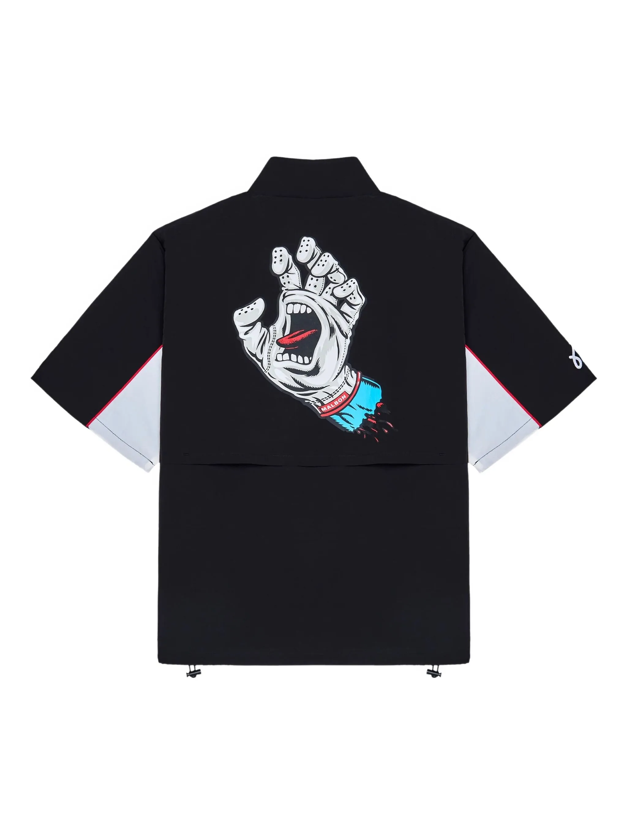 

Футболка Pine с молнией Malbon Golf, черный