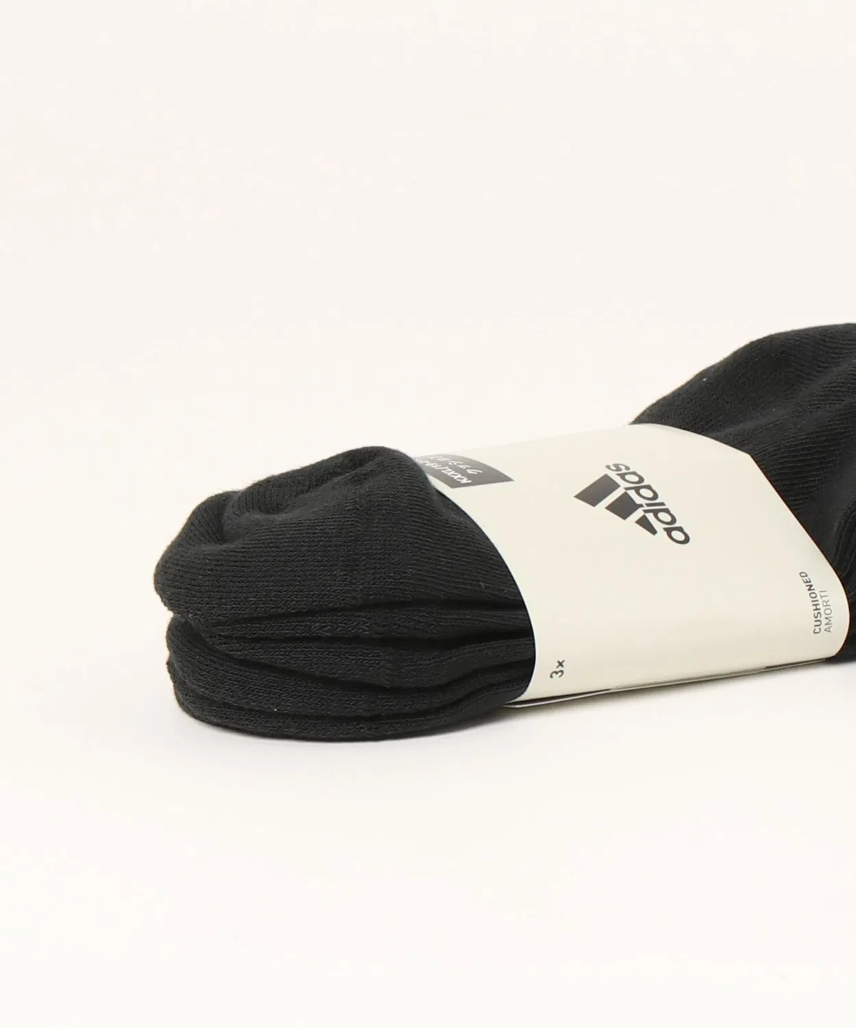 Носки Adidas SPW Cushion 3-Pack Ankle Socks, белый/черный — фото 4