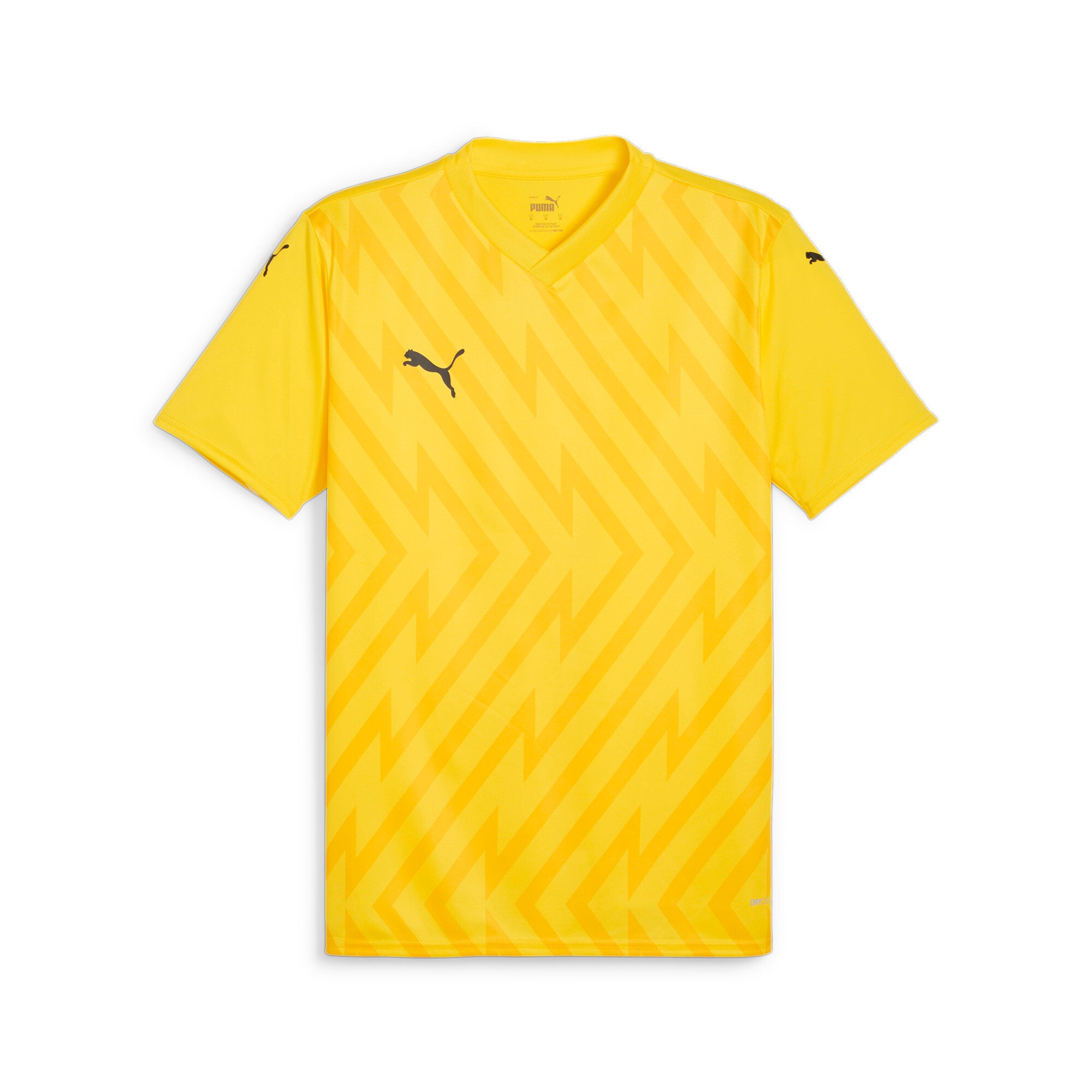 

Футболка мужская PUMA teamGLORY, цвет faster yellow/black/yellow sizzle