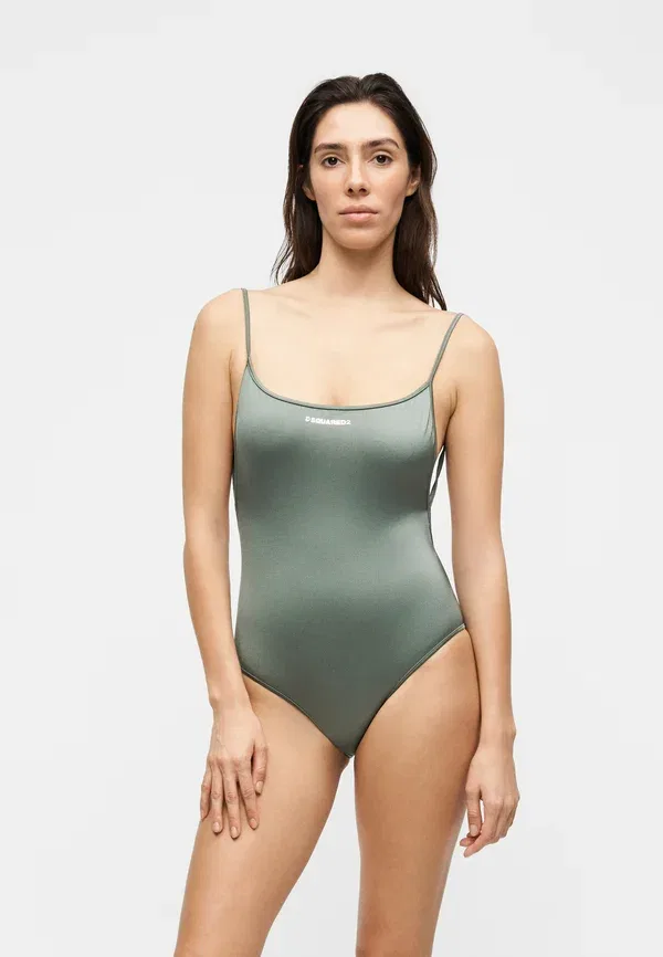 Купальник-слитный Dsquared2 Logo one piece, хаки
