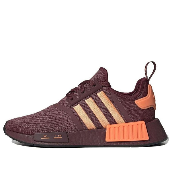 Кроссовки оригиналы nmd_r1 Adidas, коричневый