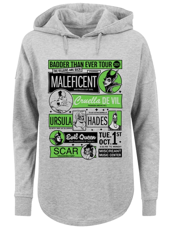 

Пуловер F4NT4STIC Oversized Hoodie Disney Villians Are Back, серый