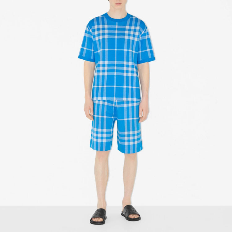Шорты повседневные Burberry Ярко-синий, синий — фото 2