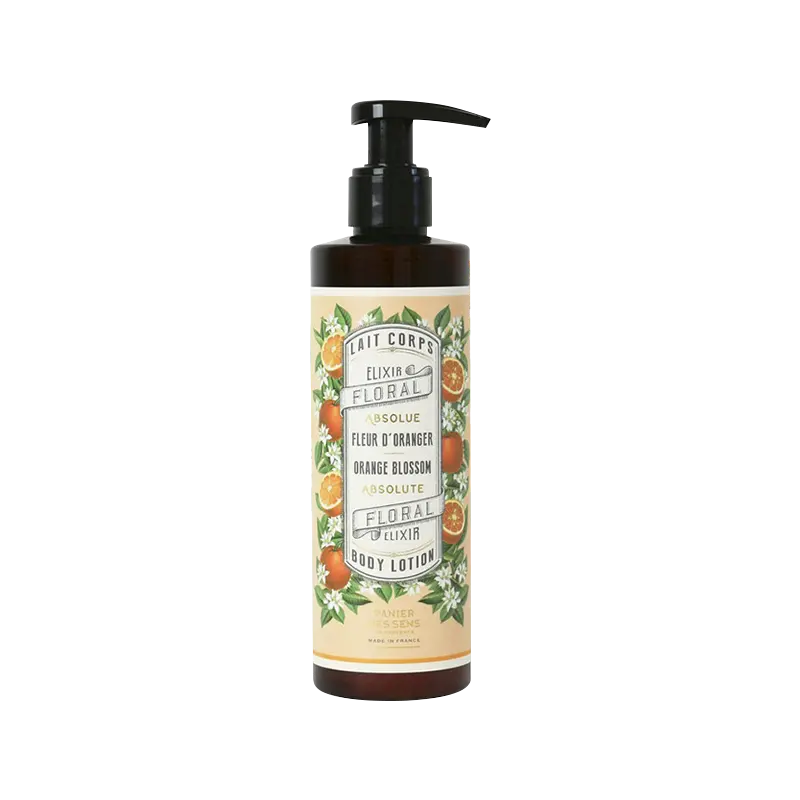 

Французский парфюмированный лосьон для тела увлажняющий с длительным ароматом 250мл PANIER DES SENS, natural оранжевый blossom fragrance