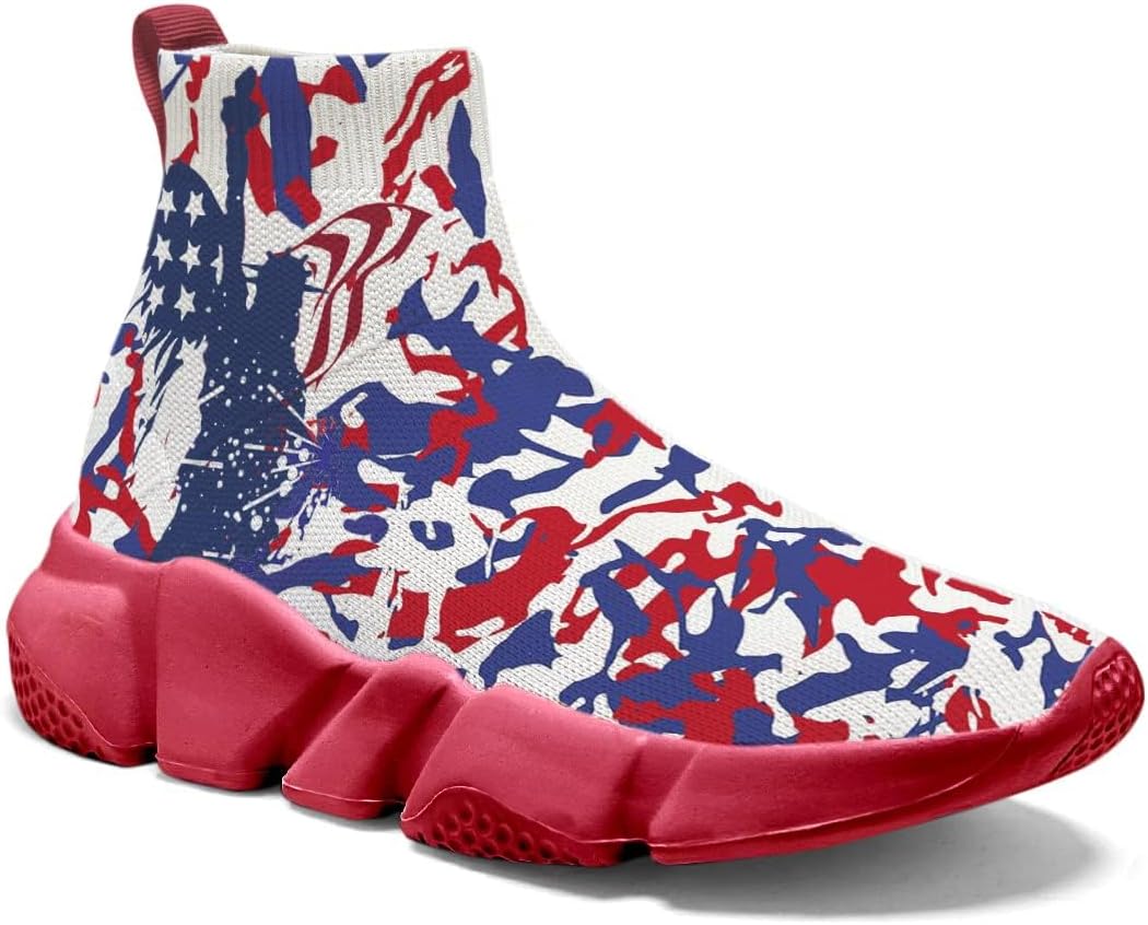 

Мужские камуфляжные кроссовки Hetios - легкие дышащие прогулочные кроссовки, носки-кроссовки, спортивные, для повседневной носки и бега, Camouflage-4