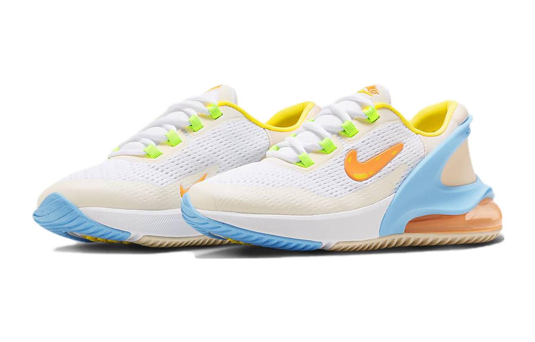 Nike Air Max 270 GO Детские Повседневные Кроссовки Низкие Белый Синий Оранжевый — фото 2