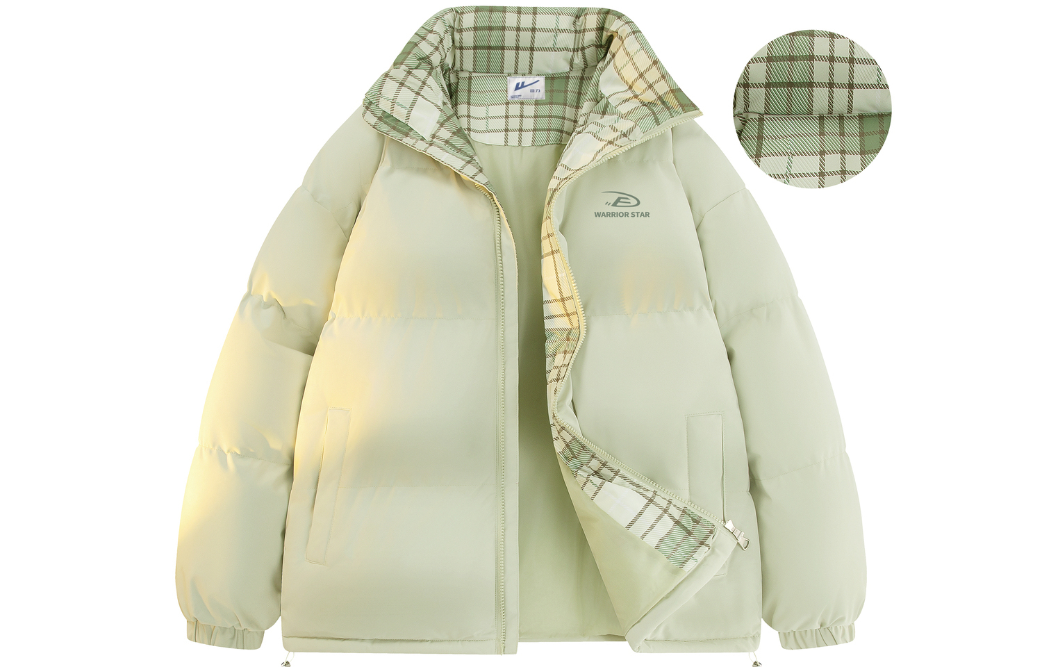 

WARRIOR Пуховик Unisex, Twist Green