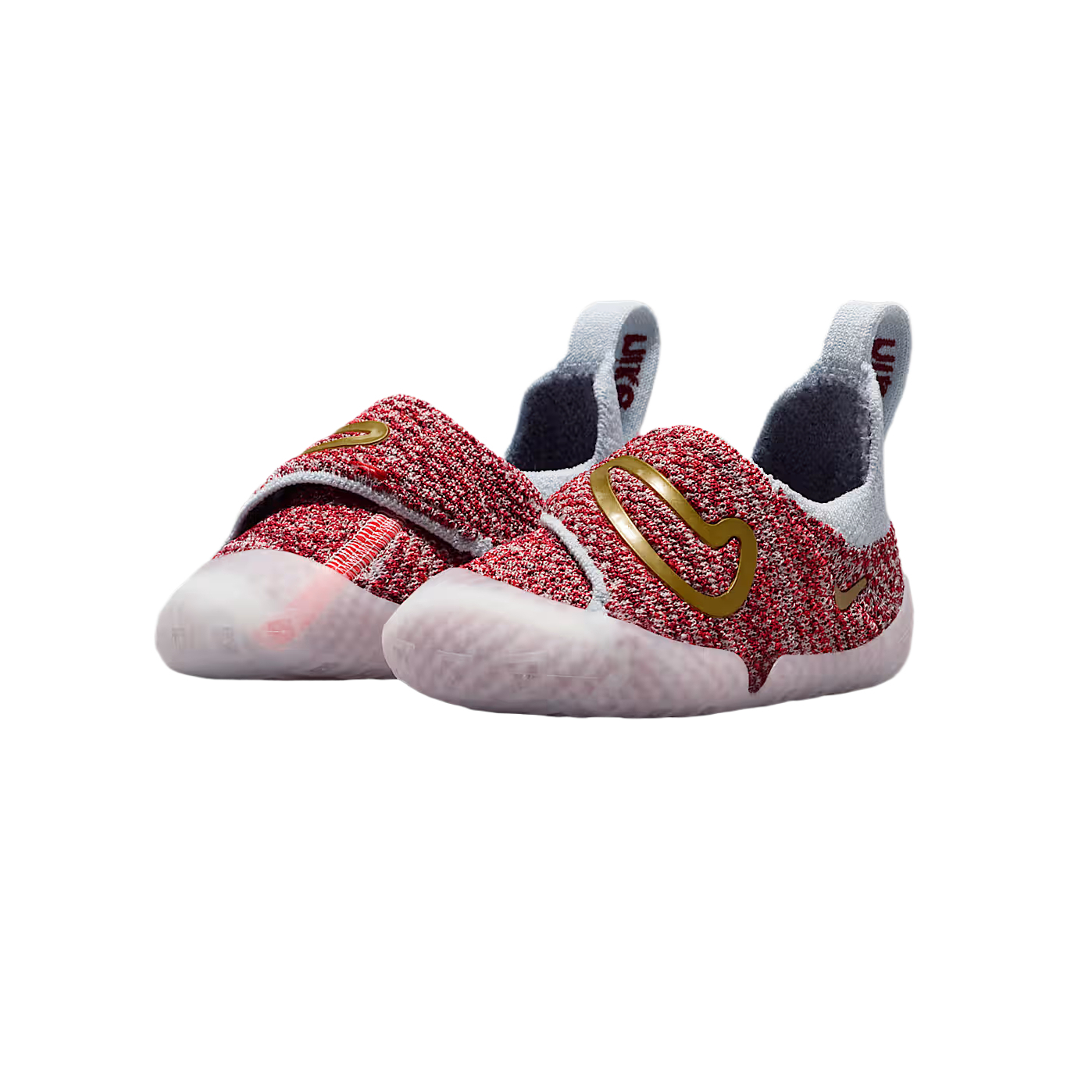 Low top Toddler Shoes Infant And Toddler Nike, sail белый/темно team красный/светло красный/metallic — фото 4