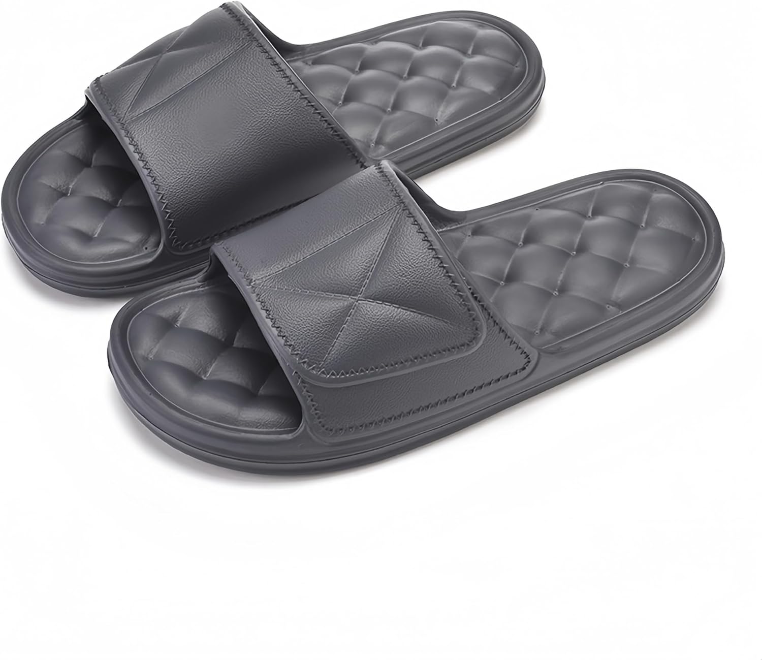 

Шлепанцы icosylify для женщин и мужчин, ультракомфортные, противоскользящие, темно-серый