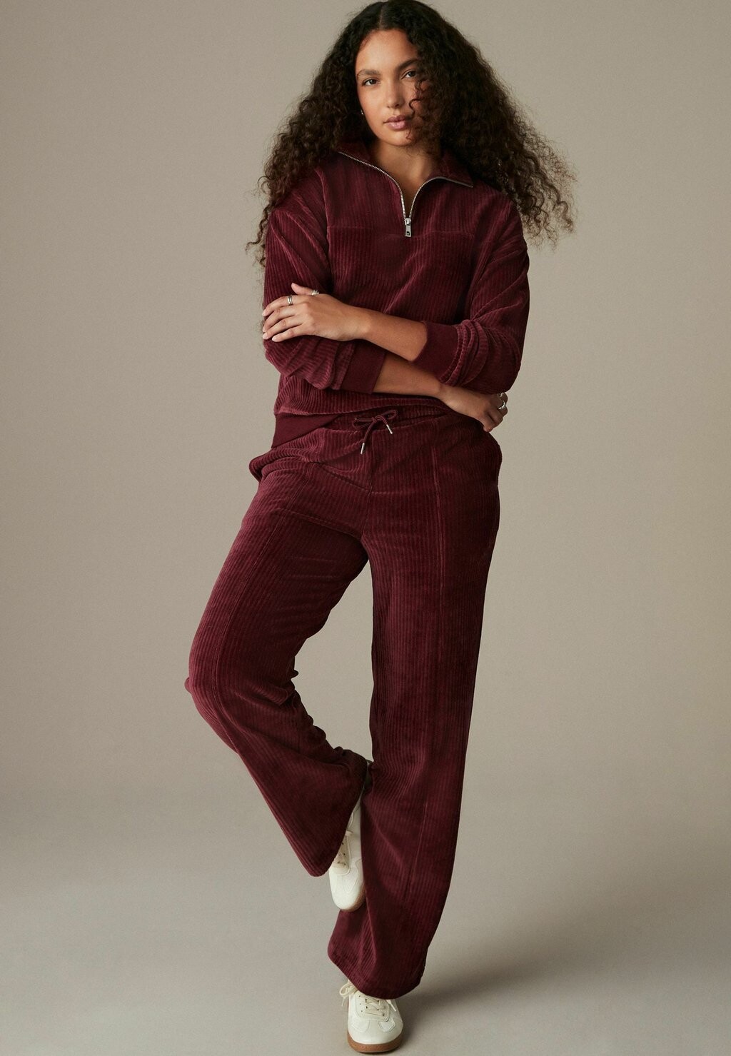 

Спортивные брюки SOFT TOUCH WIDE LEG JOGGER Next, темно-красный