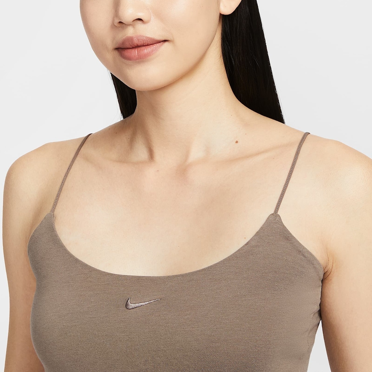 Спортивный топ Women's Mink Brown Nike, коричневый — фото 4