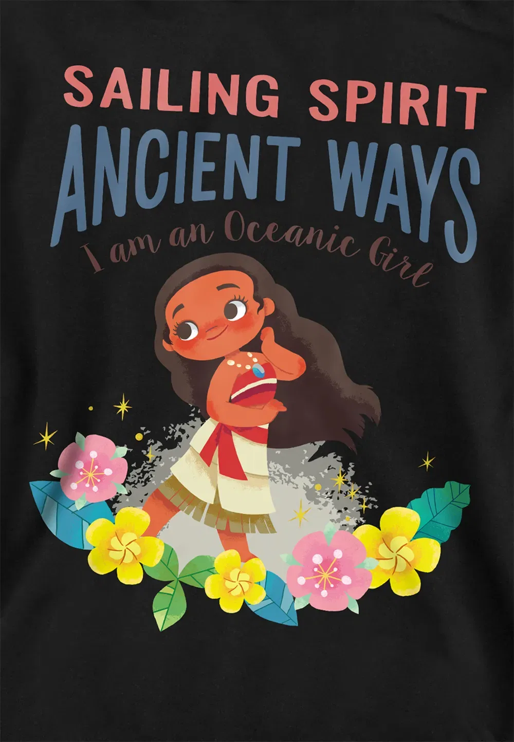 Детская худи Moana Sailing Spirit Disney, черный — фото 2
