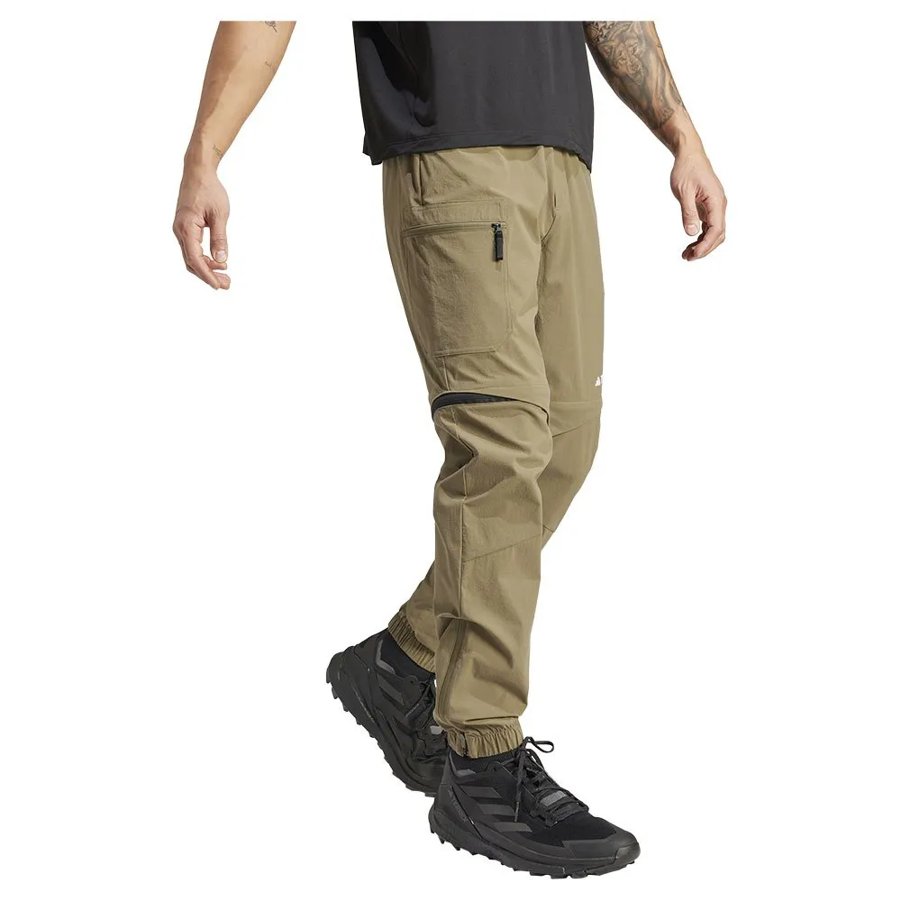 Брюки adidas Utilitas Z.O, коричневый — фото 4