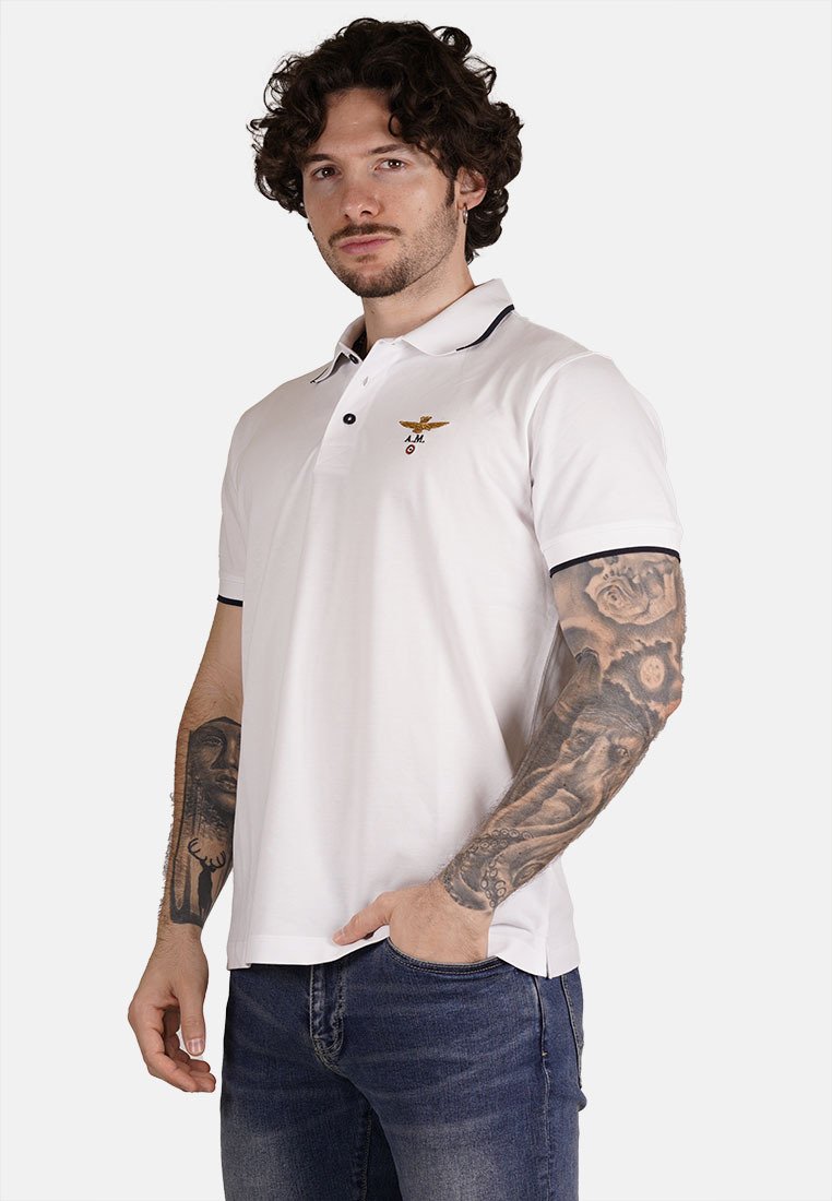 

Поло AERONAUTICA MILITARE, белый