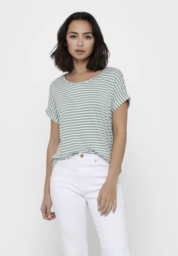 

Футболка onlmoster в полоску с коротким рукавом и принтом на воротнике Only, Jadeite/Cloud Dancer, Зеленый, Футболка onlmoster в полоску с коротким рукавом и принтом на воротнике Only, Jadeite/Cloud Dancer