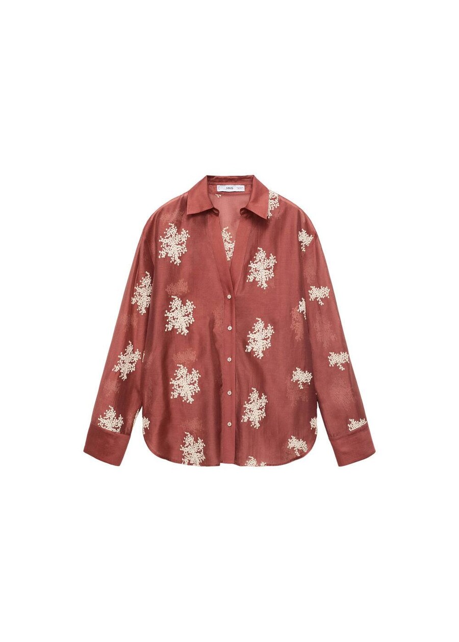 

Блуза MANGO Flora, Lobster