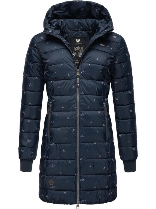 

Стеганая куртка тиаса длинная Ragwear, синий