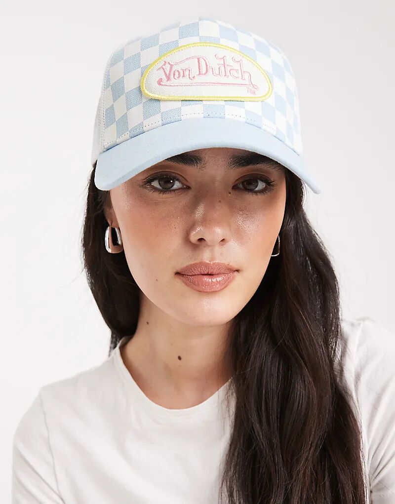 

Кепка водителя грузовика Von Dutch в сине-белой гамме