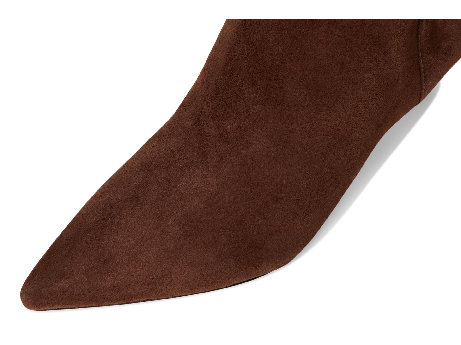 Ботинки Lauren Ralph Lauren McKay Suede Tall Boots Heel, цвет Dark Hickory — фото 2