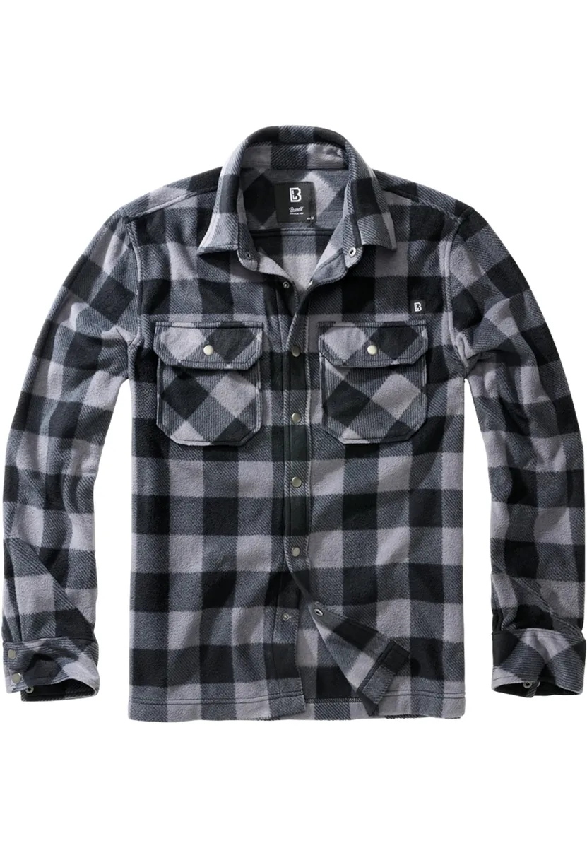 

Рубашка с длинными рукавами Brandit " Brandit Men's Jeff Fleece Shirt Long Sleeve" (1 шт.), серый