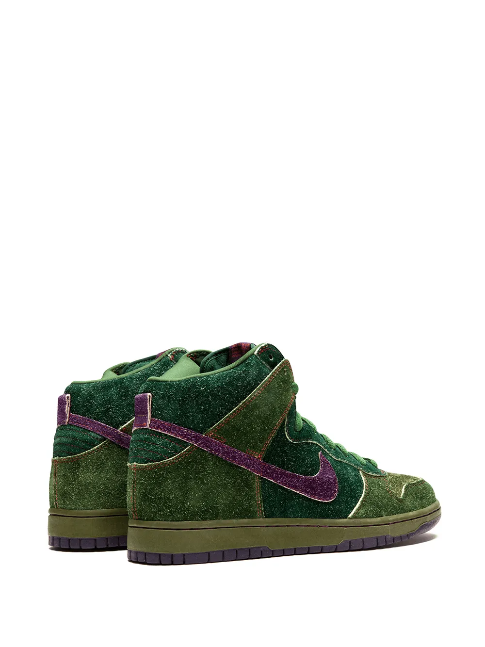 Кроссовки Dunk High Premium SB Nike, зеленый — фото 3