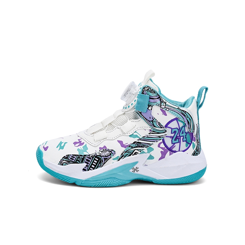 

Баскетбольные кроссовки с амортизацией и износостойкостью для детей YUZHAOLIN, белый