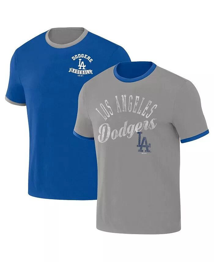 

Мужская коллекция Darius Rucker от Royal, серая двусторонняя футболка Los Angeles Dodgers Two-Way Ringer Fanatics
