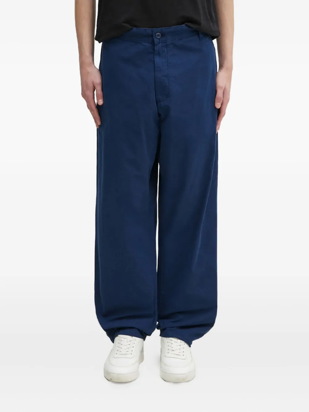 

Брюки с нашивкой-логотипом CARHARTT WIP, синий