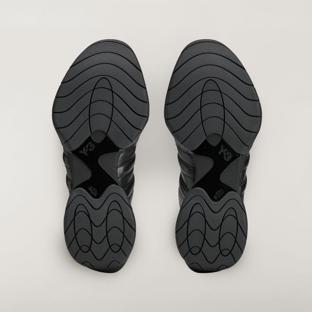 Высокие кроссовки Adidas Y-3 Regu 2002 Hi, цвет Black/Black/Black — фото 3