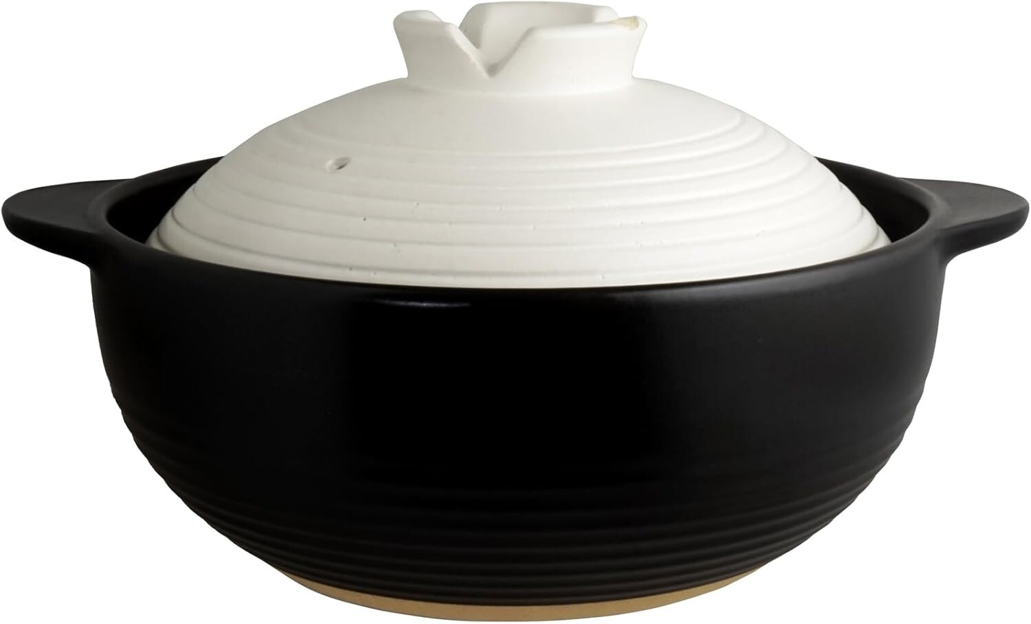 

Глиняная кастрюля Living New Banquet, № 6, 9,3 дюйма (23,5 см), Кастрюля на одного человека, для 1–2 человек, высокий край, защита от проливания, емкость 0,9 л