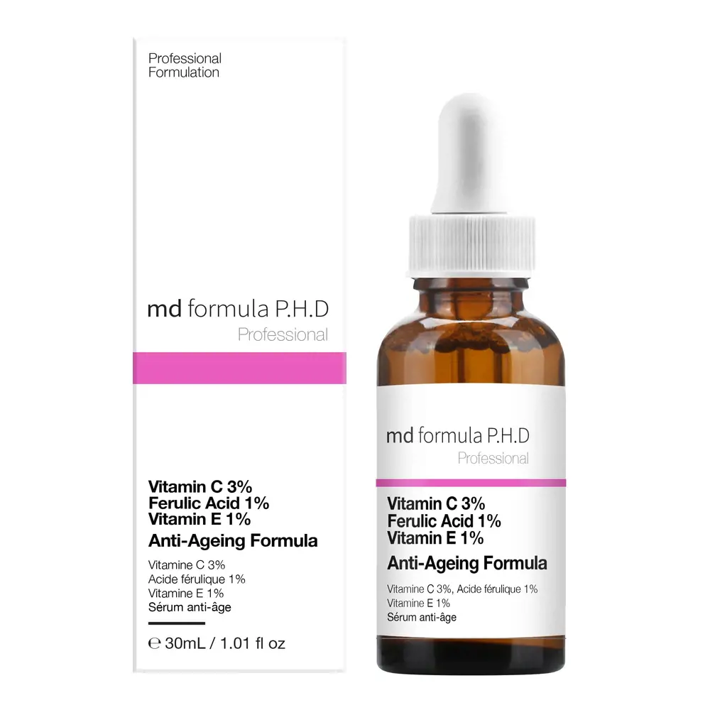 

Крем против морщин Antienvejecimiento Vitamina C 3%, Ácido Ferúlico 1%, Vitamina E 1% Md Formula, 30 мл