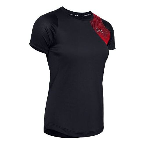 

Футболка ua qualifier running sports short sleeve black Under Armour, черный