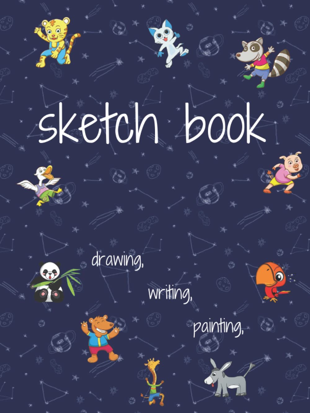 

sketch book notebook for drawing, writing, painting, sketching: 8.5x11 Inch 44,45x28,575 cm 110 peges drawing notebook Graphics in cover (Independently published)