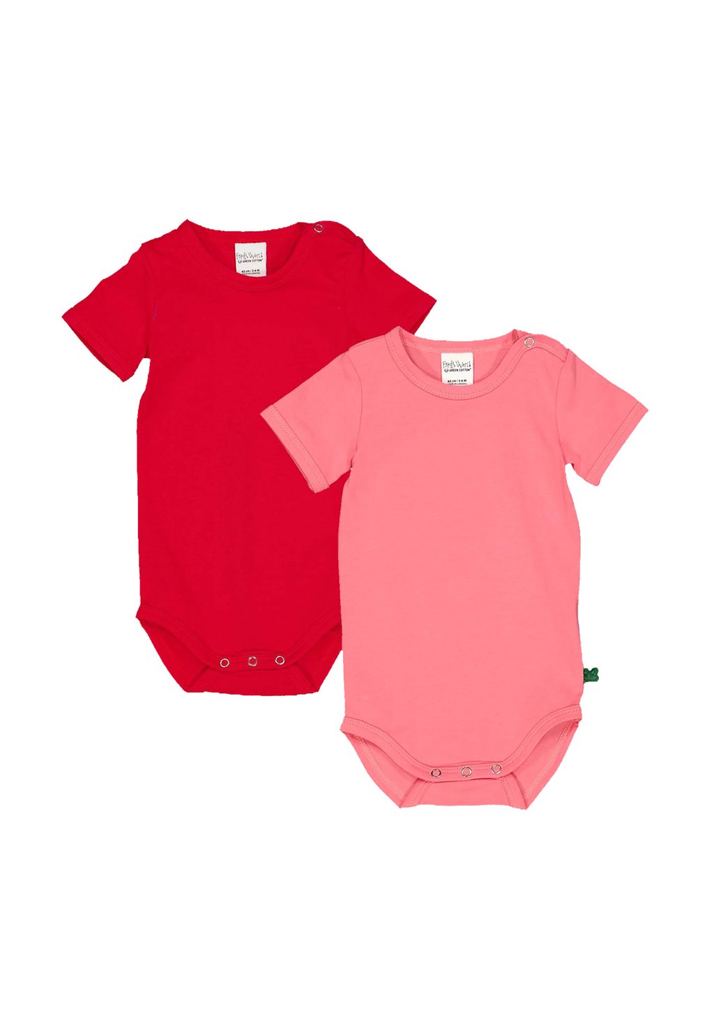 

Боди 2 PACK Fred's World by Green Cotton, красный