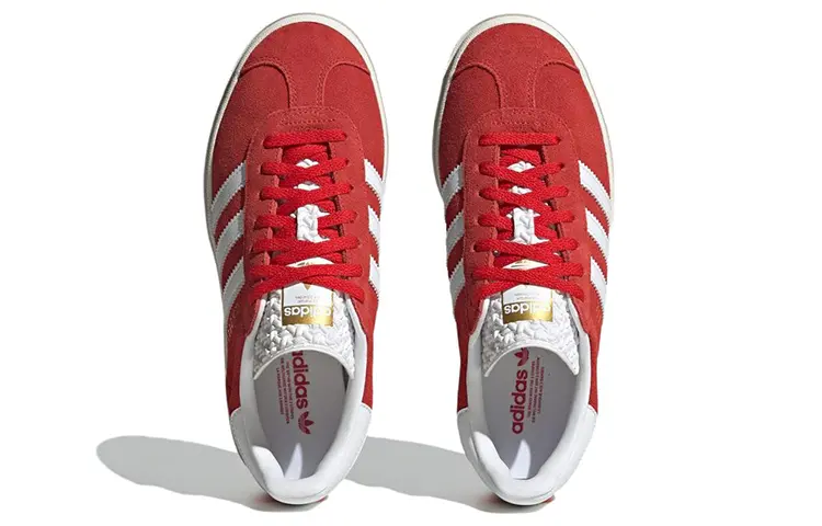 Adidas Gazelle Bold Red Cloud Белый adidas originals — фото 3