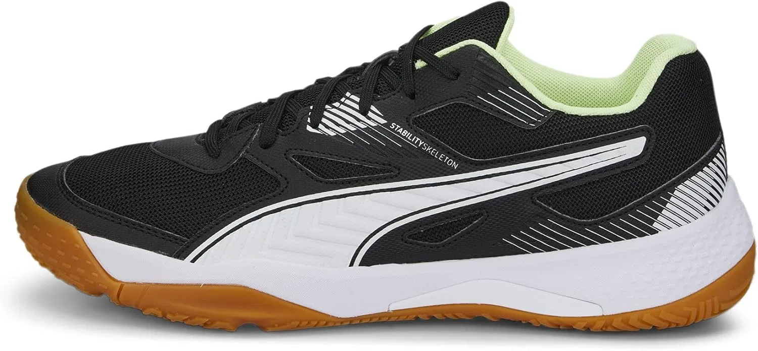Мужские кроссовки Puma Solarflash II для игр летом, белый/черный — фото 3