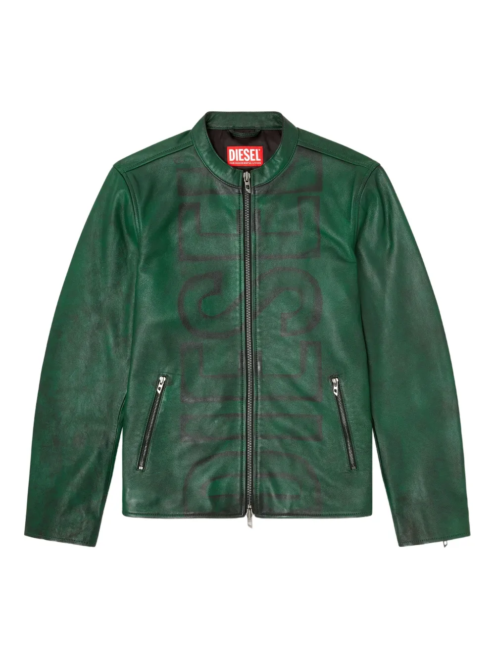 

Куртка на молнии Diesel, зеленый