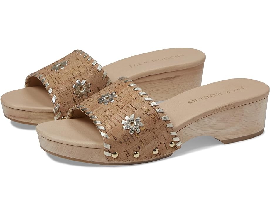 

Туфли Jack Rogers Breakers Clog Sandal, цвет Cork/Gold
