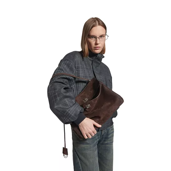 Сумка Rodeo среднего размера из замши. Balenciaga, коричневый — фото 3