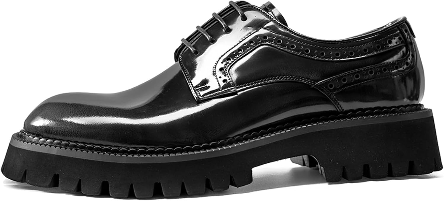 

Мужские дерби с простой носочной частью - повседневные и туфли из натуральной кожи с подошвой коммандо - подкладка из свиной кожи - стандартная посадка 573-A3 Windhana, серый