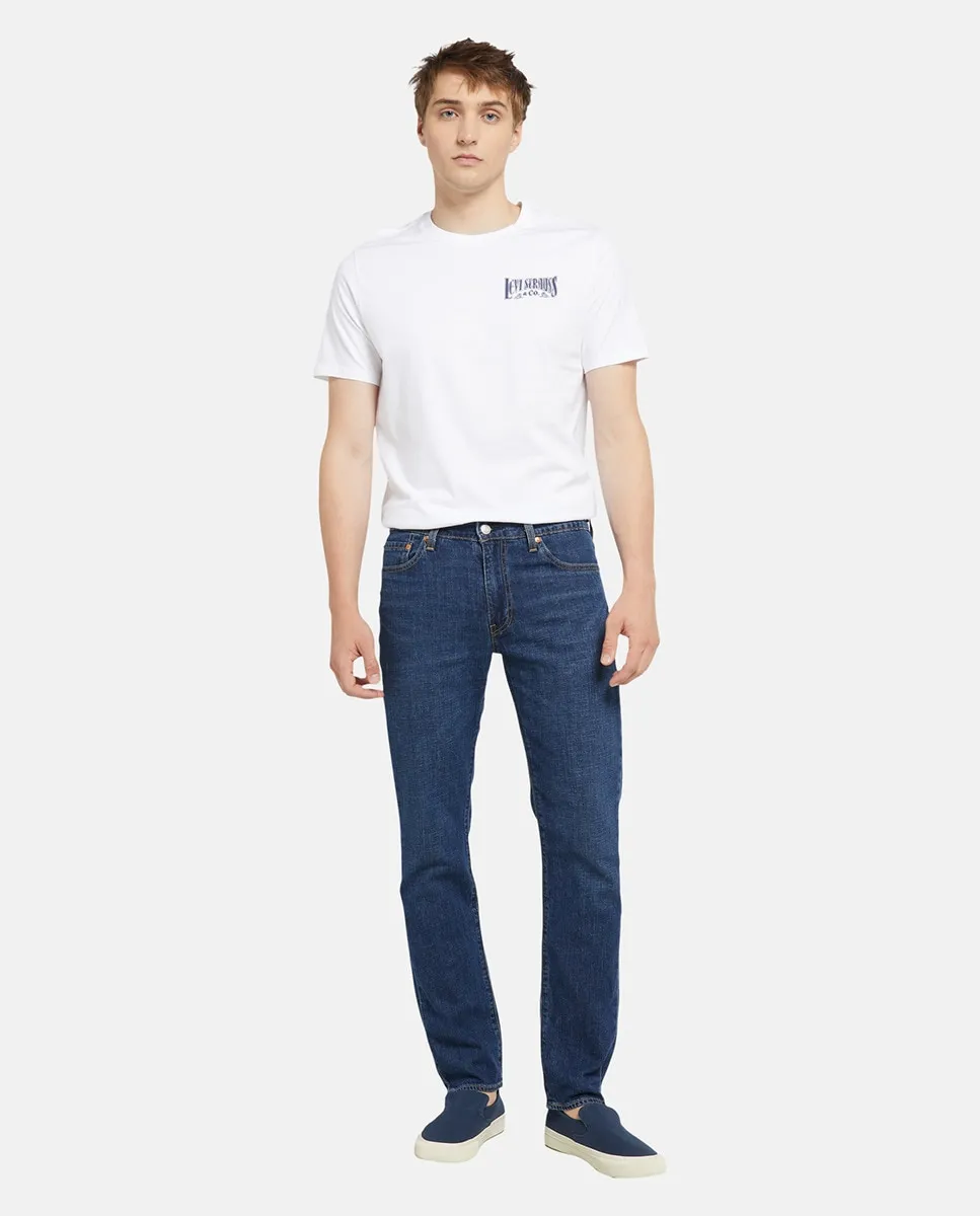 

Мужские узкие джинсы 511 с льняным оттенком Levi's, тёмно-синий