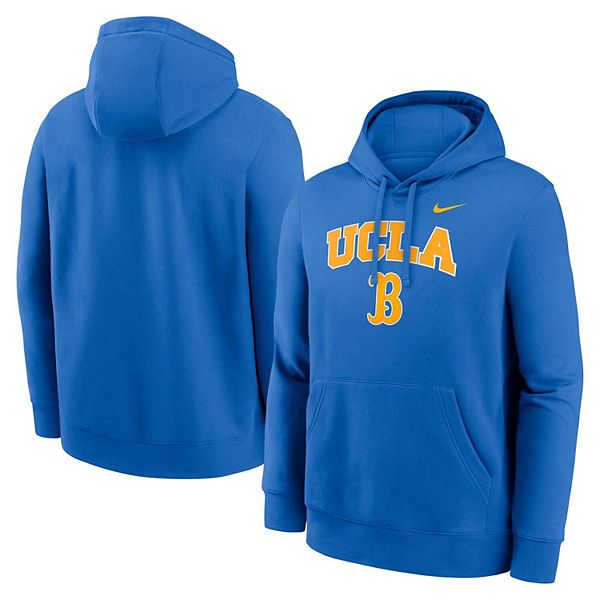 Мужской синий худи ucla bruins club fleece arch Nike — фото 2