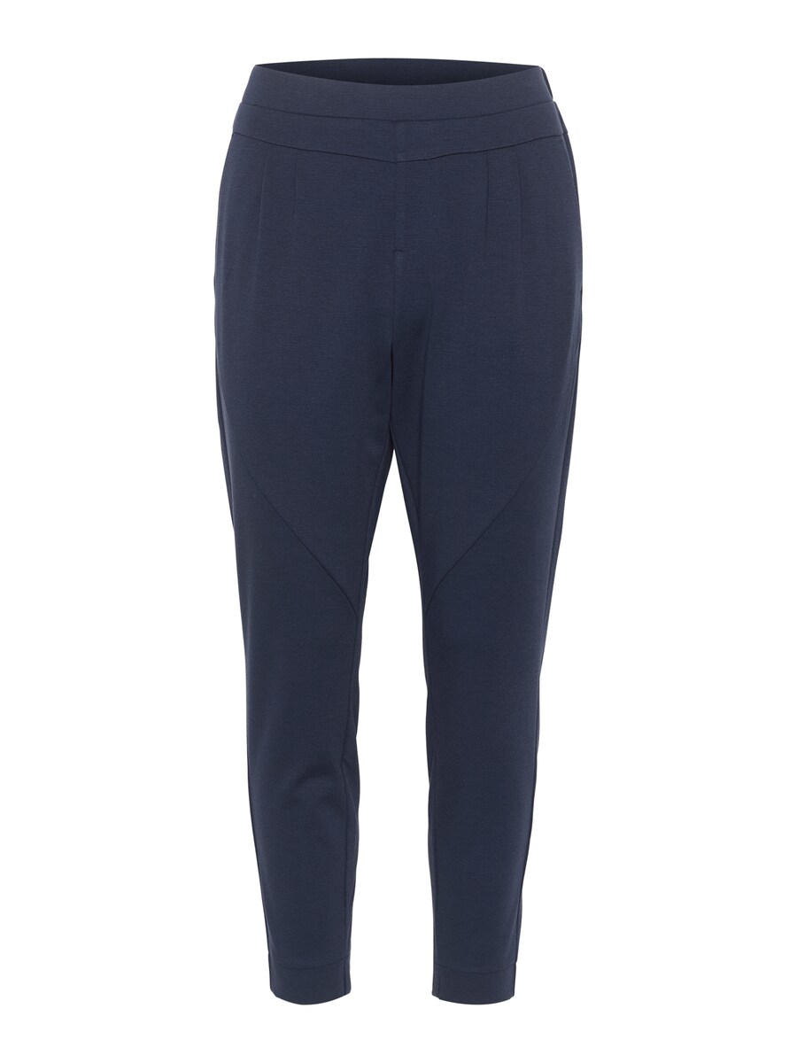 

Узкие брюки со складками спереди Cream CR Anett, темно-синий